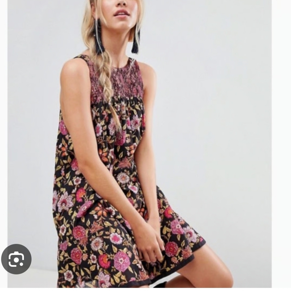 Free People Womens oh Baby swing Dress size L